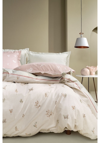 Yataş Bedding Teny Çift Kişilik %100 Pamuk Ranforce Nevresim Takımı - Bej