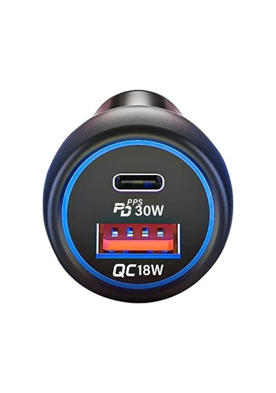 Linktech C685 Premium 48w 2x Usb Type-c/lightning Kablo Araç Şarj Aleti Set