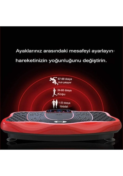 3d Titreşimli Müzikli  Egzersiz Plaka Makinesi Fitness İçin Tam Tüm Vücut Titreşimli Makine