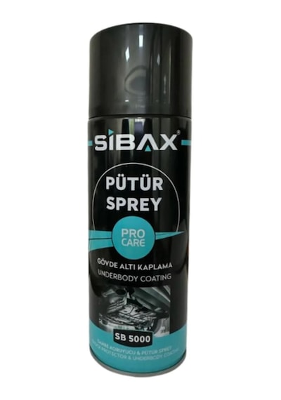 Sibax Gövde Altı Koruma Darbe Koruyucu Pütür Sprey Siyah 400 Ml