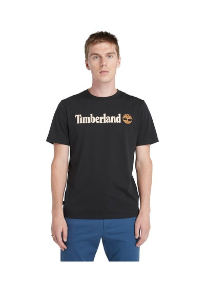 Timberland Kennebec Rıver Linear Log Siyah Erkek Kısa Kol T-shirt 000000000102084376 Siyah-lıla