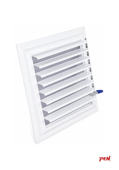 Alüminyum Banyo Wc Havalandırma Menfezi 40x40 Beyaz Seri