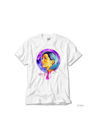 Doctor Who Girl Beyaz Tişört Beyaz