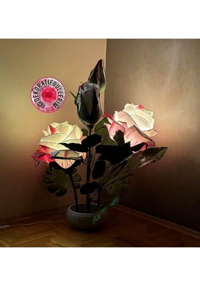 Favorite Beyaz Lambader 112cm 2,5kg 220volt Dekoratif Organik