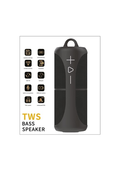 Linktech T120 Tws Kablosuz Hoparlör (Çift Iki Parça) Usb/Sd/Bt/Au
