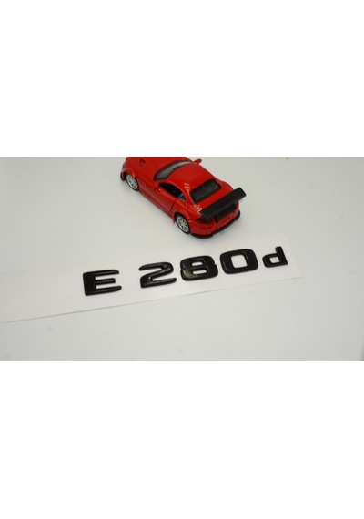 E 280d Bagaj Parlak Siyah ABS 3M 3D Yazı Logo