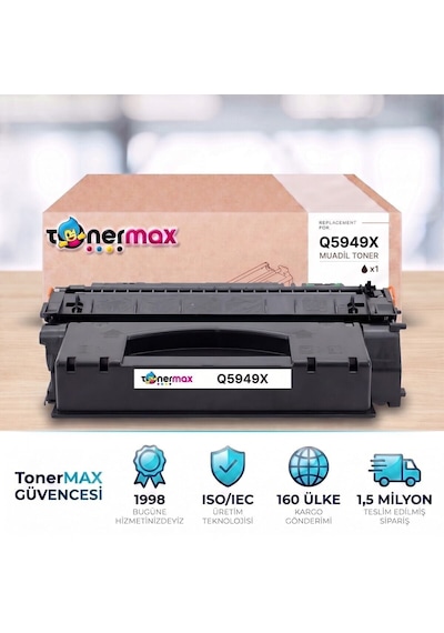 Hp Laserjet 3392 Muadil Toner Çipli Q5949x 4'lü 6.000 Sayfa