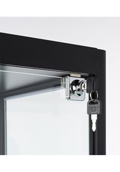 Camlı Vitrin - Cam Dolap - Camlı Koleksiyon Vitrini - Kurulu Ürün 175X70X30