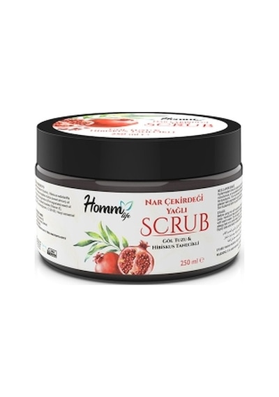 Homm Life Nar Çekirdeği Yağlı Bitki Tanecikli Scrub 250 ML
