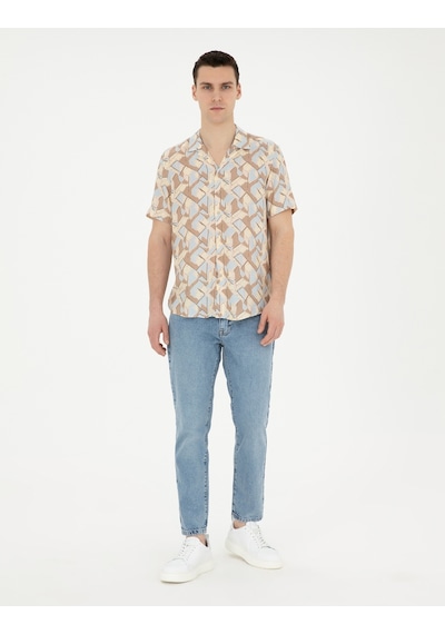Pierre Cardin Erkek Buz Mavisi Jean Pantolon 50285120-vr095 Buz Mavi