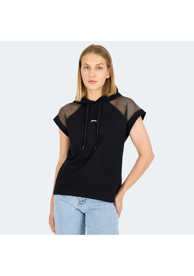 Slazenger VANKA Kadın  Siyah Tişört