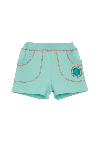 Lovetti Mint Kız Çocuk Dünya Baskılı Iki Iplik Şort 7898M024 Mint Yeşili
