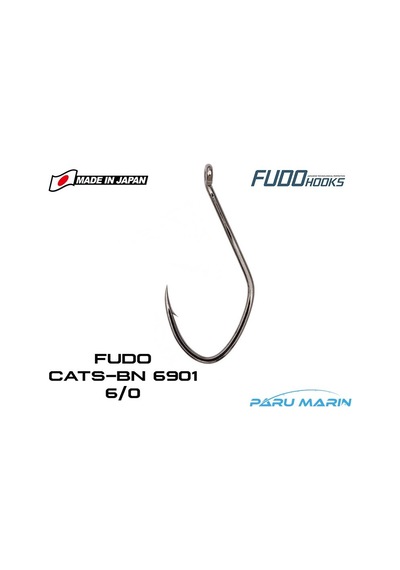 Fudo 6901 Cats-Bn 6/0 Siyah Nikel Delikli Iğne