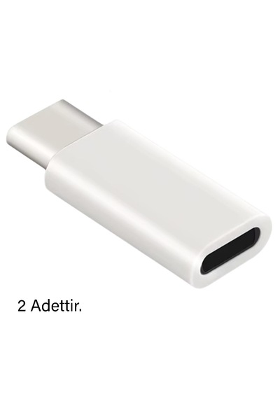 Daytona A-6004 Type-c To Lightning Şarj Data Çevirici Dönüştürücü Adaptör X 2 Adet