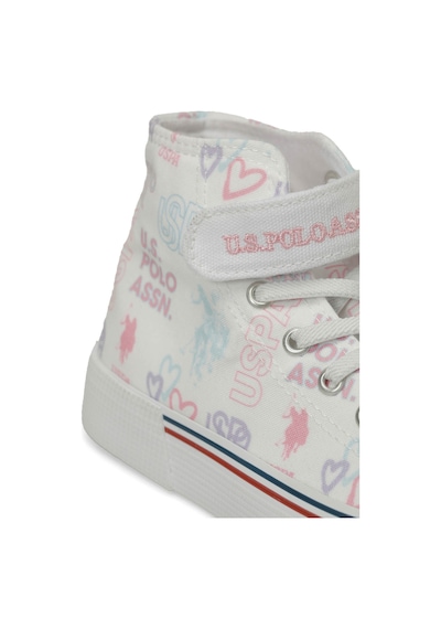 U.s. Polo Assn. Penelope Hı Jr 5fx Beyaz Kız Çocuk High Sneaker 000000000101946588 Beyaz