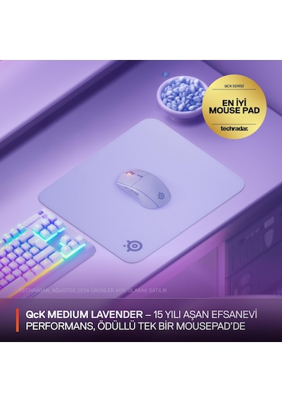 Steelseries Qck Medium Gaming Oyun Mousepad - Lila Mor