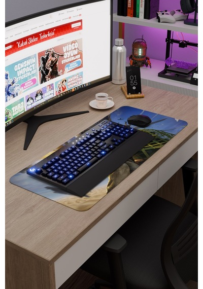 Uncharted Kaymaz Dikişli Kauçuk Oyuncu Mousepad V4 - 70x30 Xl Gaming Mouse Pad Fare Altlığı