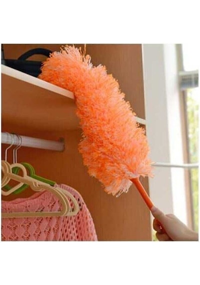 Pratik Mikrofiber Anti-statik Bükülebilen Toz Alma Püskülü Toz Al