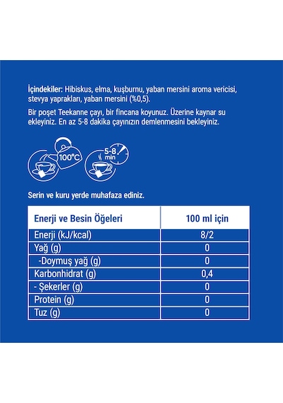 Teekanne Yaban Mersini Karışık Bitki Çayı