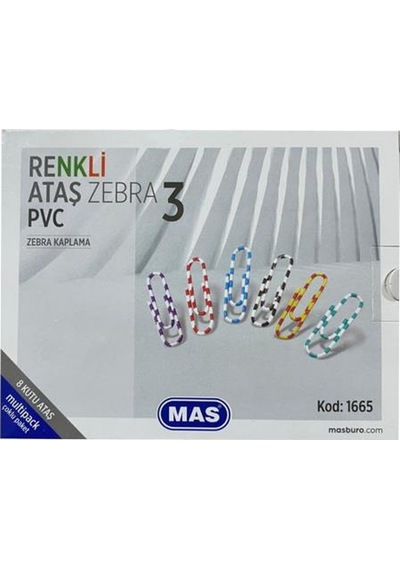 Mas 1665 Multıpack Zebra Ataş 28Mm