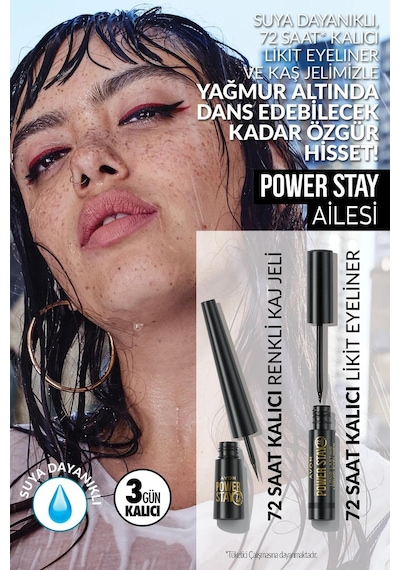 Avon Power Stay 72 Saat Kalıcı Kaş Jeli Soft Black