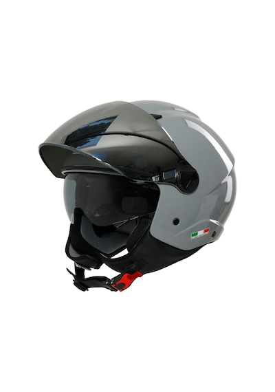 Sway Sw 765 Gloss Çenesiz Açık Motosiklet Kaskı Nardo Gri