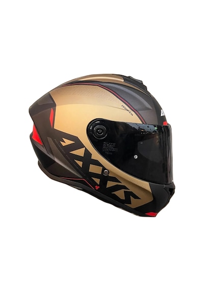Motosiklet Full Face Draken S Mat Kırmızı-kahverengi A9 V.2 Motor Kaskı Çok Renkli