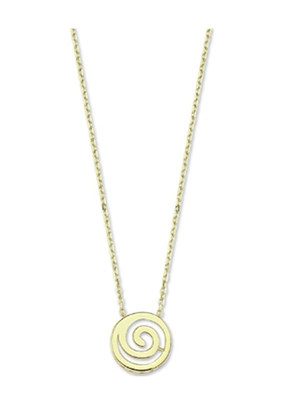 Altın Spiral Kolye GEKY0006