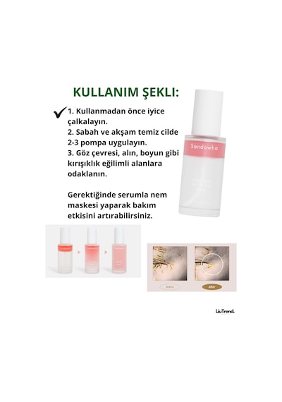 Sandawha Double Effect Anti-wrinkle Serum 50 Ml Yaşlanma Karşıtı Çift Etkili Serum