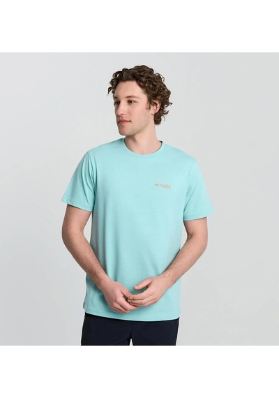 Columbia Csc Pfg Trout Shine Erkek Kısa Kollu Tişört-8004 Pfg Turkuaz