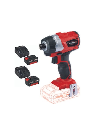 Einhell TE-CI 18 BL 2x4.0 Akülü Darbeli Torklu Kömürsüz Vidalama Makinesi