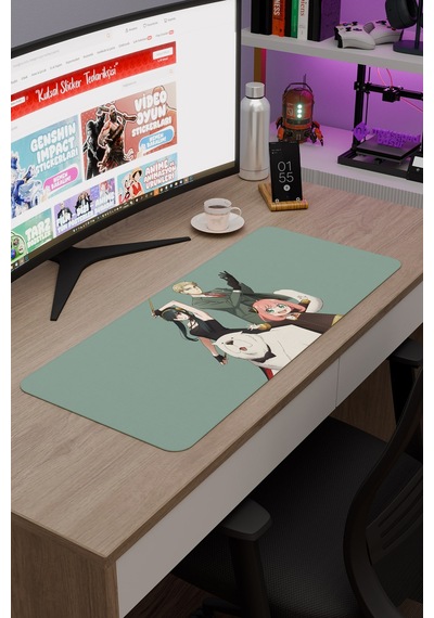 Spy Family Anime V3 - 70x30 Xl Gaming Kauçuk Kaymaz Taban Mouse Pad Fare Altlığı