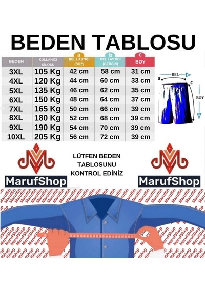 10 Adet Çoklu Paket Erkek Büyük Beden Redzone Likralı Bambu Boxer Siyah