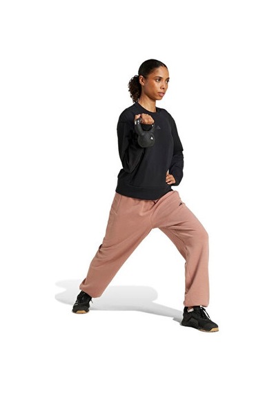 Adidas D4t Knıt Crew Kadın Antrenman Sweatshirts Jp2655 Siyah