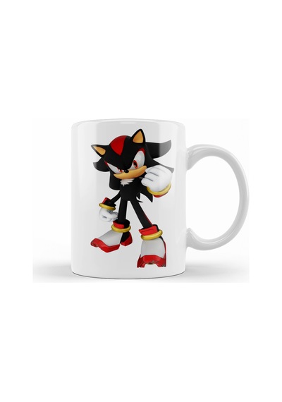 Shadow The Hedgehog Sonic Kupa Bardak Porselen Karışık