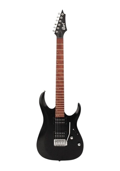 Cort X100 Opbk Elektro Gitar Open Pore Black - Hh Manyetik