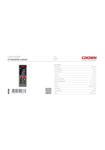 CROWN Lazer Metre 40 M CT44028
