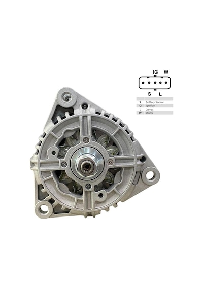 24v Alternatör Dinamo Bosch Tipi 100 A 5 Fiş Yan Soketli .-s-ıg-l-w Man Tga