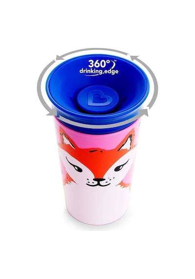 Munchkin Mucize 360° Wildlove Alıştırma Bardağı 12 Ay+ 266 ML Ti Çok Renkli