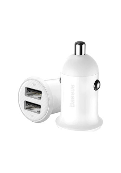 Baseus Graın Pro Dual Usb 4.8A Max Çıkışlı Hızlı Araç Şarj Başl