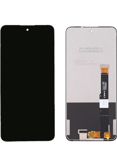 Tcl 20 5g Uyumlu Lcd Ekran Dokunmatik Siyah Çıtasız