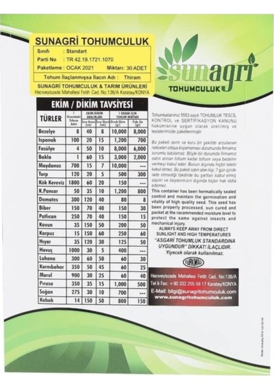 Sırık Hıyar Salatalık Sebze Tohumu