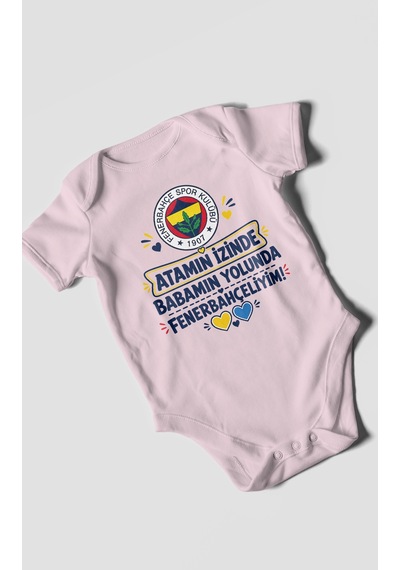 Morivokids Babaya Özel Kısa Kollu Bebek Body %100 Pamuk Zbn275-kk Bebe Pembe