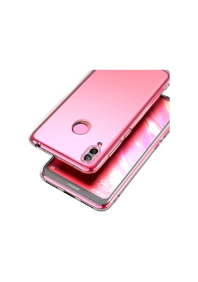 Huawei Y7 Prime 2019 Kılıf Kamera Korumalı Süper Silikon Kapak Renksiz