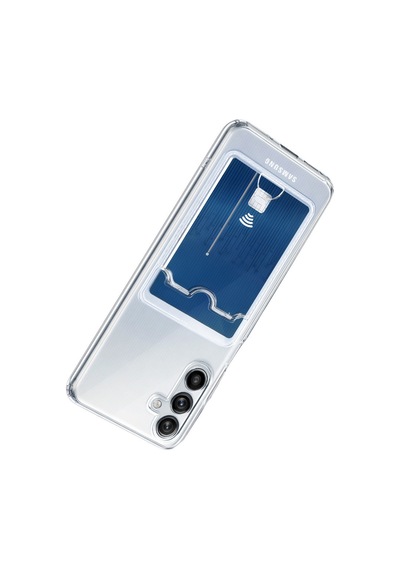 Samsung Uyumlu Galaxy A37 5g Uyumlu Kart Şeffaf Silikon - Şeffaf