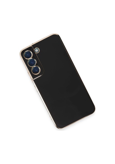Gld-spt- Newface Samsung Uyumlu Galaxy S21 Kılıf Volet Silikon - Siyah