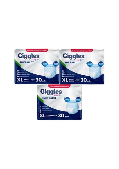 Giggles Hasta Bezi Yetişkin Emici Külot Ekstra Büyük Xl 90 Adet XL