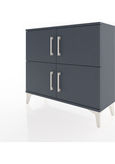 Arges Şifonyer 3 Raflı 4 Kapaklı 88x30x80 Antrasit-antrasit Antrasit Arges Şifonyer 3 Raflı 4 Kapaklı 88x30x80 Antrasit-antrasit Antrasit