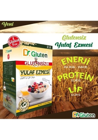 Glutensiz Yulaf Ezmesi 500 G 3 Paketi