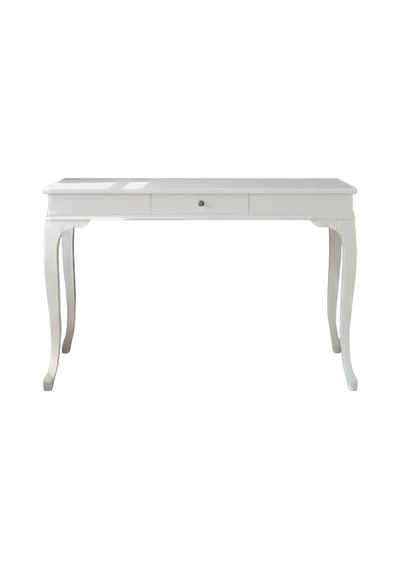 Regnum Fransız Still Ahşap Çalışma Masası 80x125 Beyaz